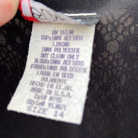 Black Dress With Lace Jacket - Picture 11 of 11